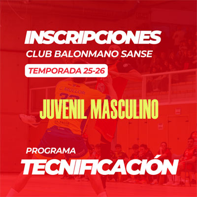 Programa de Tecnificación Juvenil Masculino 2025/2026