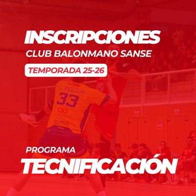 Tecnificación Balonmano Sanse 25/26 Tecnificación Balonmano Sanse 25/26